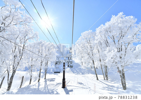 Nozawa Onsen Ski Resort Yamabiko No. 2 Four - Stock Photo