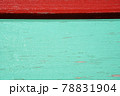ペンキを塗られた材木　背景素材 78831904