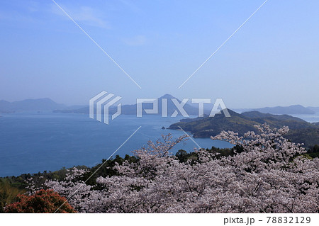 開山から見た岩城島 78832129
