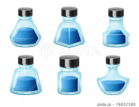 Ink bottle vector design illustration isolated on white background Ink bottle vector design illustration isolated on white background 78832580