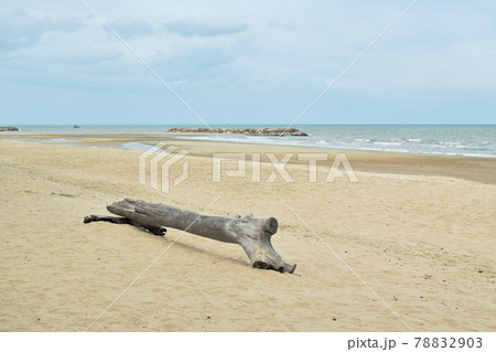 landscape of beach from chao Sam Ran beach travel location in Thailand 78832903