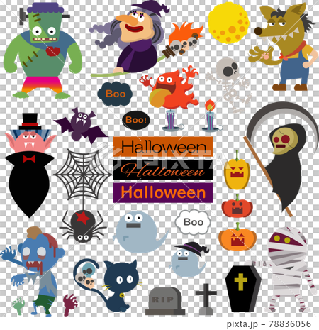 萬聖節人物插圖集 78836056