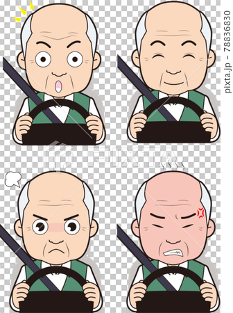 男性シニアドライバー② 78836830