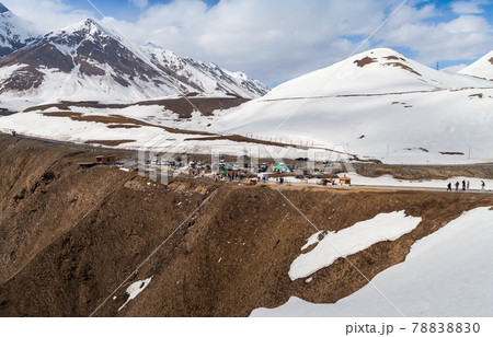 Georgian Military Highway view on a daytime 78838830
