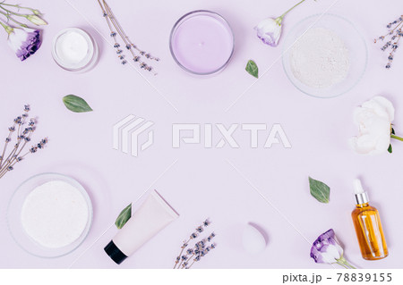 Relaxation set with organic cosmetics Relaxation set with organic cosmetics 78839155