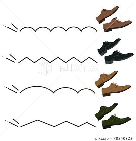 ビジネスシューズ1・罫線 78840323