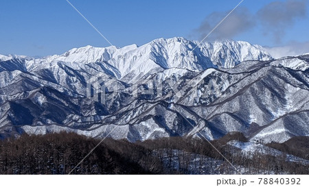宝台樹スキー場から見た谷川岳 宝台樹スキー場から見た谷川岳 78840392