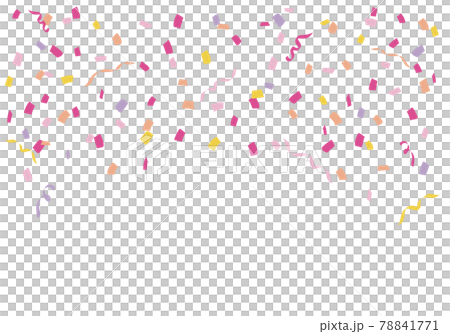 Party confetti background material pink 78841771