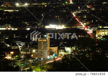 鯖江市 西山公園展望台からの夜景  鯖江市 西山公園展望台からの夜景  78841836