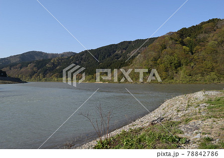 日本三大急流 最上川 78842786