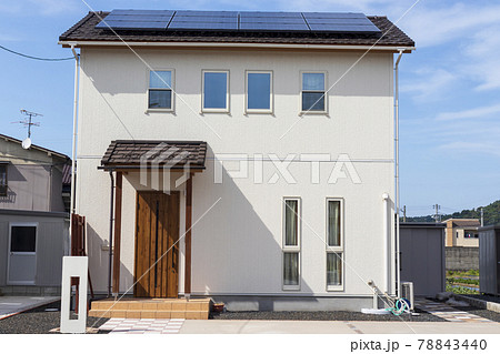 エコ住宅　太陽光パネル 78843440