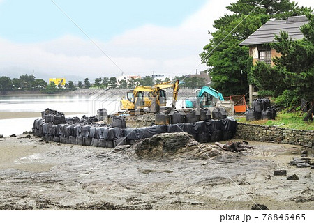 和歌の浦観海閣解体工事現場　令和三年度　和歌山市 78846465