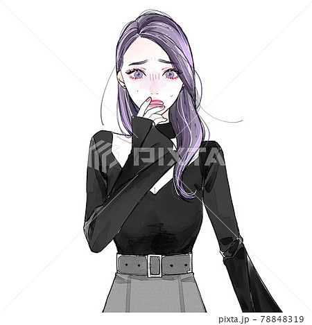 ドン引きのイラスト素材 7419