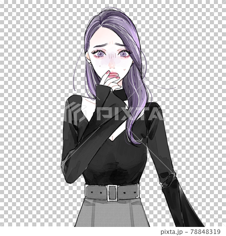 ドン引きのイラスト素材 7419