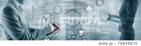 Businessman presenting PARTNERSHIP CONCEPT Business Concept 78848870