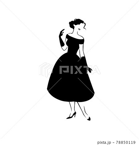 Beautiful young lady portrait isolated. 78850119