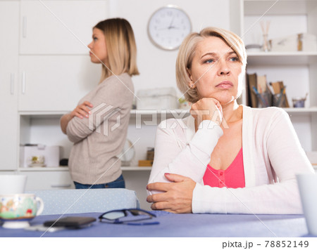 daughter quarreled with her mom daughter quarreled with her mom 78852149