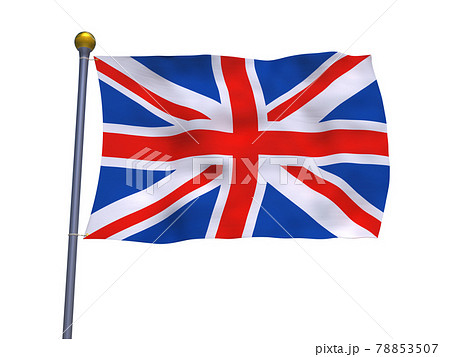 イギリス 国旗 ユニオンジャックのイラスト素材