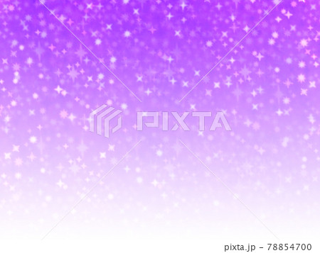 キラキラ輝くカラフルな光の背景イメージ 紫 上から下へ薄くなるグラデーション 横 他色有りのイラスト素材