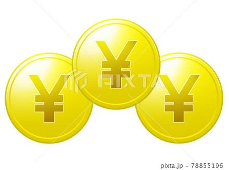 コイン 3枚 - 円記号 78855196