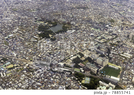 東急大岡山駅付近を空撮 東急大岡山駅付近を空撮 78855741