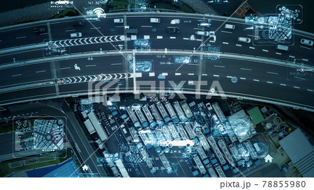 交通ネットワーク　ITS　MaaS 78855980