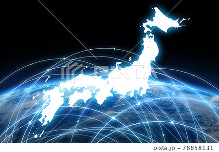 ネットワーク ITイメージ素材 ネットワーク ITイメージ素材 78858131