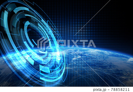 ネットワーク ITイメージ素材 ネットワーク ITイメージ素材 78858211