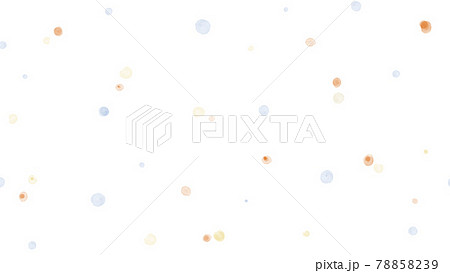 水彩画 ドット 和風イメージ シームレスパターン 水彩画 ドット 和風イメージ シームレスパターン 78858239