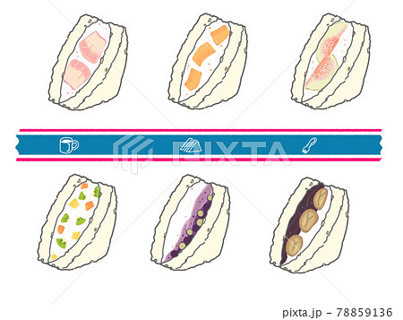 彩りフルーツサンド3 彩りフルーツサンド3 78859136