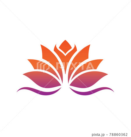 lotus flowers design logo Template lotus flowers design logo Template 78860362