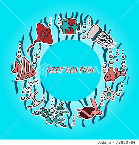 Banner with fish place for text Banner with fish place for text 78860784