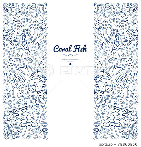 Frames with coral fish-08 Frames with coral fish-08 78860850