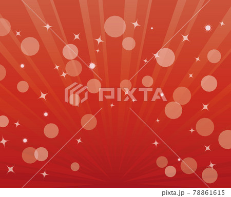 中央から伸びる放射状とキラキラの背景イラスト. 中央から伸びる放射状とキラキラの背景イラスト. 78861615