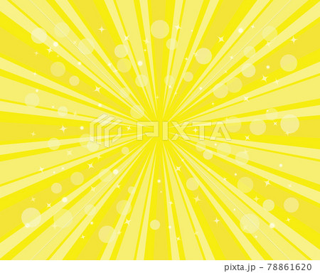中央から伸びる放射状とキラキラの背景イラスト 中央から伸びる放射状とキラキラの背景イラスト 78861620