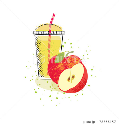 Apple juice or cocktail and apple Apple juice or cocktail and apple 78866157