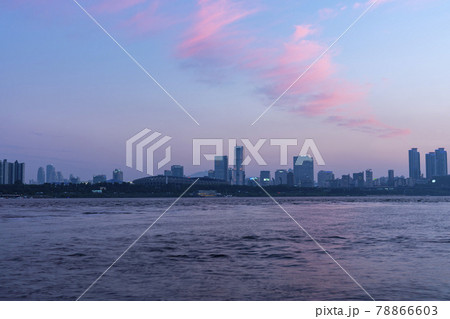 都市 都会 夕焼け 78866603