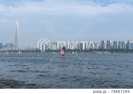 現代建築 ロッテワールドタワー 都市 78867269