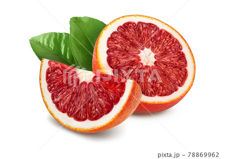 Blood red oranges isolated on white background with clipping path and full depth of field Blood red oranges isolated on white background with clipping path and full depth of field 78869962