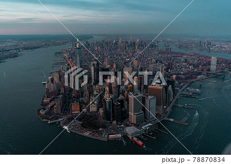 Lower Manhattan in New York City 78870834