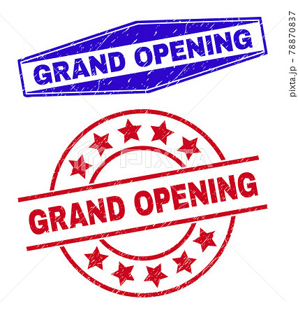 GRAND OPENING Unclean Stamp Seals in Circle and Hexagonal Shapes GRAND OPENING Unclean Stamp Seals in Circle and Hexagonal Shapes 78870837