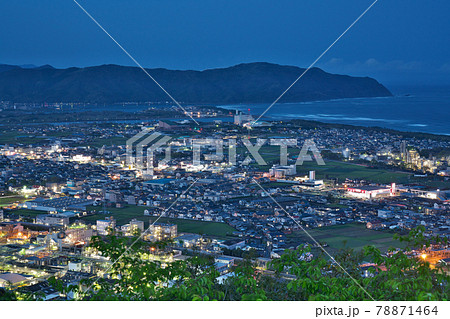 【愛宕山展望台より延岡市内を一望 (夜)】 宮崎県延岡市愛宕山 【愛宕山展望台より延岡市内を一望 (夜)】 宮崎県延岡市愛宕山 78871464
