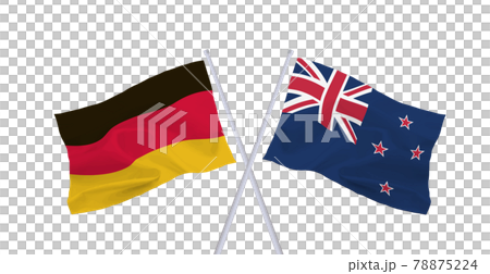 ドイツとニュージーランドの国旗 78875224