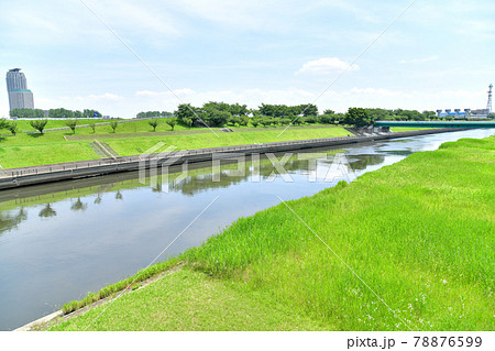 新荒川大橋/新河岸川より岩淵橋方面を望む(東京都北区)【2021.6】 新荒川大橋/新河岸川より岩淵橋方面を望む(東京都北区)【2021.6】 78876599