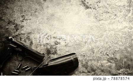 拳銃のイメージ素材 拳銃のイメージ素材 78878574