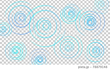 Rain ripples drawn in watercolor 78879148