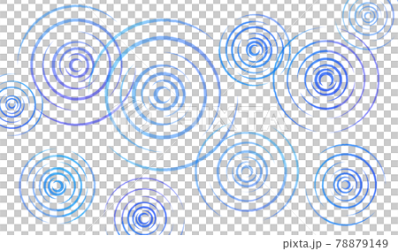 Rain ripples drawn in watercolor Rain ripples drawn in watercolor 78879149