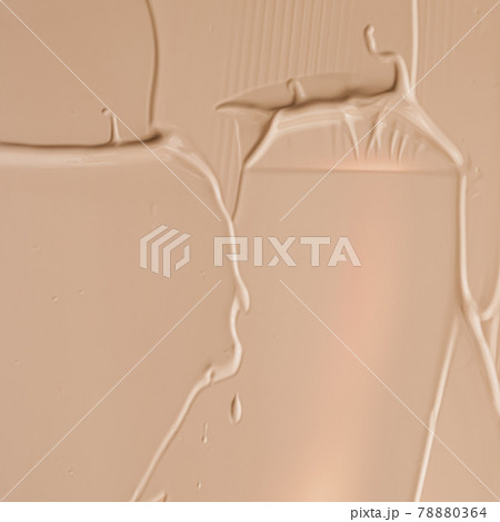 Beige cosmetic texture background, make-up and skincare cosmetics product, cream, lipstick, foundation macro as luxury beauty brand, holiday flatlay design 78880364
