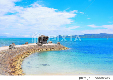 【沖縄 うるま市】夏の海中道路ビーチ 【沖縄 うるま市】夏の海中道路ビーチ 78880585