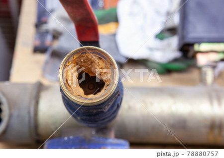 Rust in the water tube Rust in the water tube 78880757